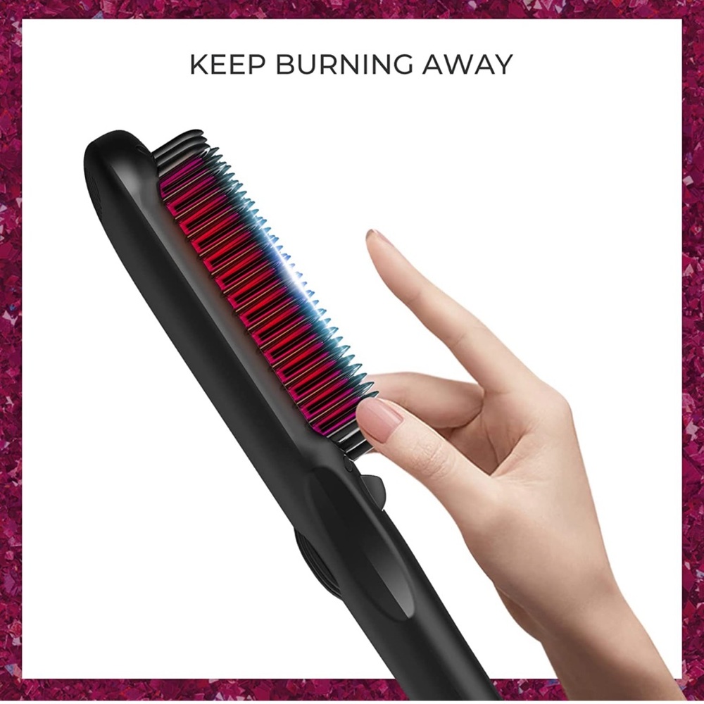 NEW TYMO Ionic Hair Straightener Brush